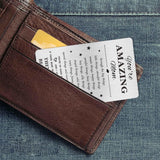 Mom Gifts, Mother Birthday Gift, Mothers Day Gifts For Mom, Christmas Cards, Amazing Mother Wallet Card