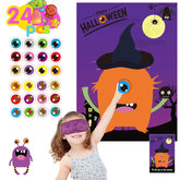 Halloween Games For Kids: Party Games Activities - Pin The Eye On The Monster & Tail