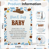Cowboy Baby Shower Games For 25 Guests, Pacifier Hunt, How Big Is Mommy’S Belly, Don’T Say Baby, Baby Predictions And Advice, Baby Word Scramble, Emoji Pictionary, Mommy Or Daddy, The Price Is Right