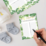 30 Woodland Baby Shower Games(5"X7") - Baby Alphabet - Jungle Animals Gender Reveal Party Games - Safari Theme Gender Neutral Party Favors And Supplies-Yxk-E08