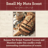 Smell My Nuts Scented 13 Oz Mason Jar Candle - Made In The Usa
