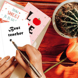 Valentine'S Day Cards For Teachers Happy Valentine Teacher Appreciation Cards Holiday Thank You Notes 12Pcs