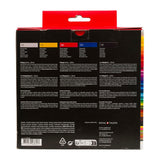 Standard Series Acrylic Paint Set | Color Theory Mixing Set (5 X 120 Ml Tubes) | Primary Colors + Black & White