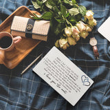 When I Say I Love You More Metal Wallet Card, Valentine'S Day Boyfriend Husband Wife Gift, Sentimental Keepsake, Anniversary Wallet Insert Card Gifts For Him
