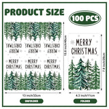 100 Pcs Christmas Guest Napkins Disposable Xmas Tree Paper Napkin Merry Christmas Decorative Party Dinner Hand Towels For Xmas Winter Bathroom Kitchen Holiday Party Supplies