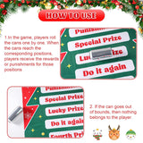 Christmas Can Rolling Game Props Christmas Party Games Roll The Can Challenge Raffle Set For Adults Family Gatherings Birthday Party Supplies Activities Gifts Indoor Outdoor Xmas Holiday Prizes