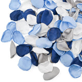 200Pcs Silk Rose Petals For Weddings Flower Petals For Weddings Decorations Flower Girl Artificial Petals For Proposal Romantic Decorations Special Night (Navy Blue)