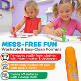 Kwik Stix Solid Tempera Paint Sticks - 12 Pack of White - Same Color Washable, Quick Dry (90 Seconds), ASTM Certified, Non-Toxic, Allergen-Free Kids & Toddler Art Supplies for Home, School & Crafts