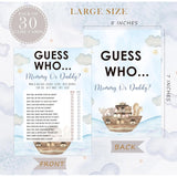 Noah'S Ark Guess Who Mommy Or Daddy Game, Baby Shower Games, Pack Of 30 Game Cards, Gender Neutral Boy Or Girl - Fa53