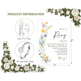 Boho Wildflower Don'T Say Bride Or Wedding Game, Put A Ring On It Bridal Shower Game With 50 Fake Rings, Bridal Shower Decorations, Wedding Shower Or Bachelorette Party Supplies - 14