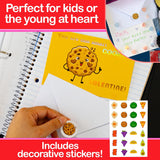 24 Gold Foil Valentine'S Cards For Kids - 4X6 Inches With 8 Unique Designs, Stickers, And Envelopes - Perfect For Classroom Exchanges, Parties, And V-Day Events - Ideal For Boys, Girls, Teachers,