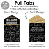 Big Dot of Happiness Reunited - School Class Reunion Party Game Pickle Cards - Truth, Dare, Share Pull Tabs - Set of 12