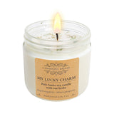 My Lucky Charm - Cleansing Palo Santo With Rue (Ruda) Herbs - Large Candle For Healing, Good Luck And Protection - 12 Oz. Soy Candle In A Kraft Box