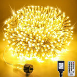 66FT Warm White LED String Lights 200 LEDs with Timer and 8 Modes – Indoor/Outdoor Fairy Lights