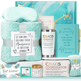 Thank You Gifts For Women Valentines Day Coworker Gifts, Chaos Coordinator Gift For Coworkers Manager Nurse Teacher Employee Appreciation, Office Birthday Boss Day Gift For Her Boss Lady W/ Blanket