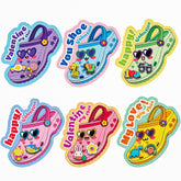 24 Pack Valentines Day Cards With Shoe Charms For Kids Valentines Day Classroom Exchange Gifts For Boys Girls(24 Cards, 48 Shoe Charms)