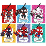 24 Pack Valentines Day Cards For Kids With Key Chains For Valentine'S Classroom Exchange, Valnetine'S Day Gifts For Kids Party Favor, Game Prizes