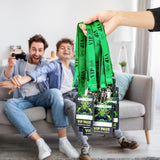 25 Sets Video Game Vip Badge Lanyards Pvc Pass Holder Video Game Party Favors Tickets Invitation For Gamer Birthday School Activities Supplies 3.94 X 2.75Inch Green