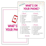 Birthday Game Cards - Teens Birthday Party Game - 30Cards – Birthday Game Card Set - (Birth09)