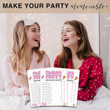 Slumber Party Games, Who Knows Her Best Pajama Party Game For Adults, 30 Sleepover Games Cards (5" X 7"), Sleepover Birthday Party Favors Supplies Decorations -14