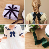 Burgundy Velvet Ribbon 1-1/2" X 20Yd,Great For Gift Wrapping,Hair Bows Making, Wreaths,Wedding And Christmas Party Decoration(Burgundy 1-1/2")