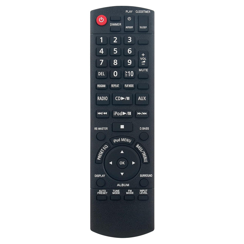 N2Qayb000518 Replace Remote Control Fit For Panasonic Compact Stereo System Sc