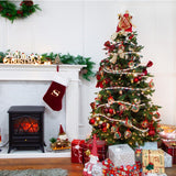Christmas Candy Rope Lights 18Ft Xmas Tree Lights Ip65 Waterproof Connectable Tube Lights For Holiday Decoration