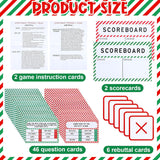 Christmas Friendly Feud Game Friendly Feud Quiz Christmas Party Games Trivia Game Fun Holiday Games For Families Office Winter Party Supplies