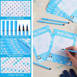 41 Pcs Winter Game Set Winter Word Search Game Card Set 30 Players And 1 Answer Card With 10 Pens For Home Activities Christmas Xmas Holiday Family Wonderland Party Supplies Decor
