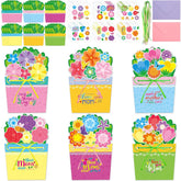 24 Sets Mothers Day Crafts For Kids Diy Greeting Card Making Kit Mothers Day Cards With Envelopes Classroom Activities Gifts For Mom