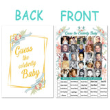 Baby Shower Games - Celebrity Baby Guessing Game For 40 Guests