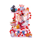 Joyful Cat Tree Pop Up Card, 7 Inches Cute Cats 3D Greeting Card With Hearts, Adorable Love Card For Her, Wife, Valentine’S Day, Birthday, Anniversary, Includes Envelope & Message Note