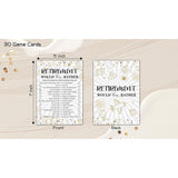 Retirement Party Games, Would They Rather Co-Worker Retirement Party Game Card, Gold Foil Retirement Party Ideas Activities Supplies Decorations(30 Game Cards) - A04