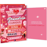 Unique Grandson Valentine'S Card,Valentines Day Card Gift For Grandson From Grandma Grandpa