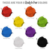 Pouring Masters 8 Color Ready-To-Pour Acrylic Pouring Paint Set, With Silicone Oil & Gloss Medium, 8Oz Bottles For Canvas & Crafts