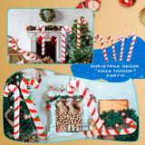 8 Pieces 47 Inch 35 Inch Inflatable Christmas Candy Canes Blow Up Candy Canes Balloon For Indoor And Outdoor Xmas Party