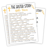 20 Pcs The Easter Story- Bible Game Cards With 1 Answer Card- Christian Party Game For Religious Activities?Adults Schoo?L Sunday Activities Church Easter Favors- Party Game & Activities- A05