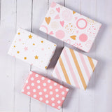 Birthday Wrapping Paper Folded For Girls, Women, Baby, Pink Wrapping Paper, Pink Gift Wrap For Birthday, Valentines, Christmas, Wedding, Baby Shower, Pre-Cut 12 Sheets Each 20"X 29"