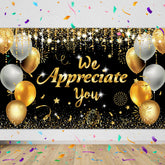 We Appreciate You Banner Backdrop for Retirement Party