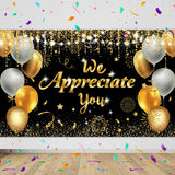 We Appreciate You Banner Backdrop for Retirement Party