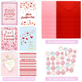 Valentines Cards With Envelopes 12 Foil Embellishment Friends Cards Blank Inside