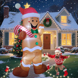 12Ft Led Light Up Christmas Inflatable Outdoor Decor Air Blow Up Inflatable Decoration For Yard/Party/Lawn/Garden/Doorwa