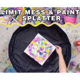 Acrylic Paint Pouring Splash Guard?Fluid Art Tools For Diy Paint Pouring Arts And Crafts Projects