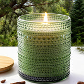 Balsam Cedar Scented Candles For Christmas Decor, Soy Scented Candle For Home Large Jar Candle, Aromatherapy Candle Over 60 Hours Christmas Candles Ideal Holiday Gift