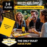 Fun Party Game #1 Gift Games For Parties - Fun Gift For Him, Her, Party Game Night Essential, 100 Cards For Unforgettable Parties Laughs 2-9 Players