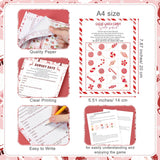 Christmas Party Games For Large Groups Class 25 Players Family Holiday Game Cards 4 Design, Eye Spy, Survey Says, Guess Which Candy, Fill In Fun, Answer Cards Funny Xmas Party Activities