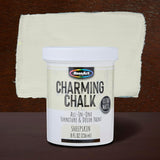 Charming Chalk All-In-One Furniture & Décor Paint - 8oz Sheepskin Cream, Ultra Matte Chalk Finish Paint, Ideal For All Techniques Including Distressing, No Prep Needed, Made In USA
