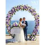 Artificial Flowers, 25Pcs Fake Flowers Rose With Stems Perfect For Diy Wedding Bridesmaid Bridal Bouquets Centerpieces Home Flower Arrangement Decoration, Series Purple