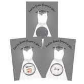 My Scratch Offs Wedding Dress Scratch Off Game Cards 26 Pack, 2 Winners - Bridal Shower Engagement Party Bachelorette Favor