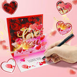 Valentine’S Day Card, Musical Pop Up Cards, Anniversary Card With Light And Music, Romantic Greeting Card For Women Men Children, Envelope Included.